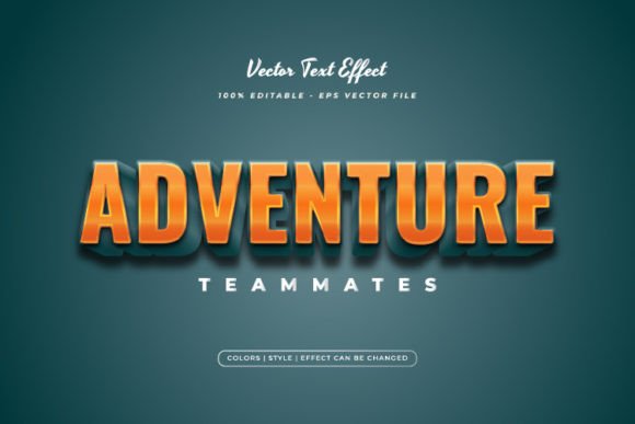 3D Bold Adventure Text Style Effect: Bring Your Words to Life