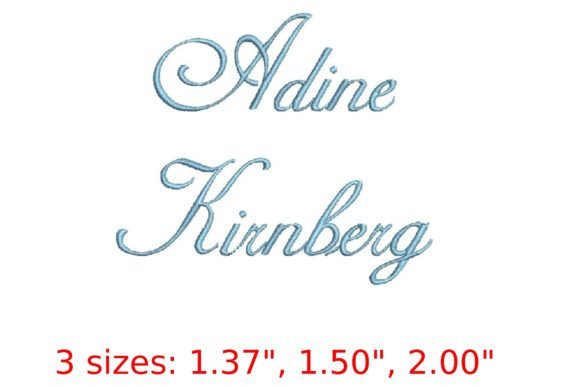 Adine Kirnberg Embroidery Font: A Designer's Guide
