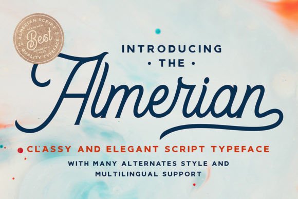 Almerian: The Vintage Script Font for Modern Design