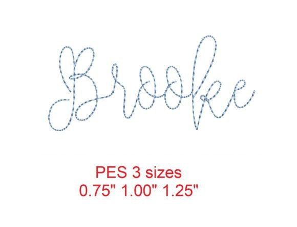 Brooke Bean Stitch Font: Elevate Your Embroidery Projects