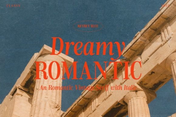 Dreamy Romantic: A Serif with Nostalgic Charm