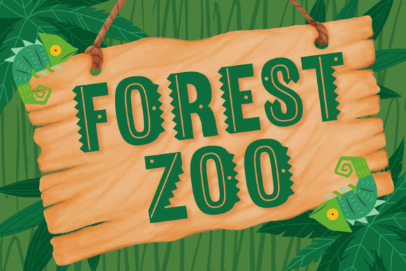 Forest Zoo: A Whimsical Font for Playful Branding