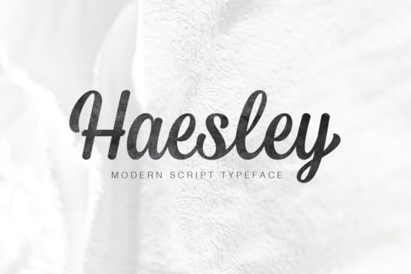 Haesley: A Stylish Script Font for Modern Designs