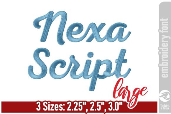 Nexa Script Embroidery Font - Large: A Designer's Guide to Elegant Stitching
