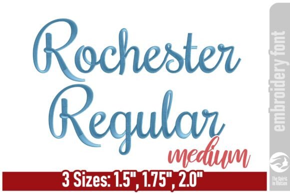 Rochester Embroidery Font: Timeless Charm for Modern Designs