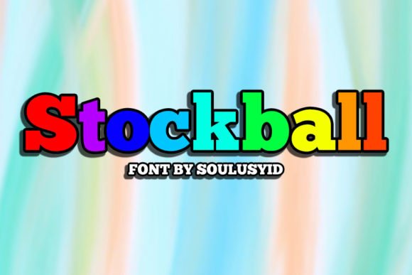 Stockball: A Cosmic Display Font for Bold Projects