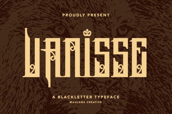 Vanisse: Bold Blackletter for Modern Brands