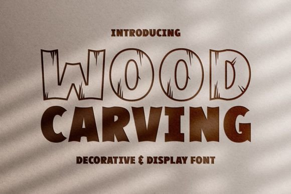 Wood Carving: A Font with Soul